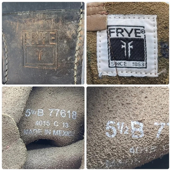 Frye Veronica 77618 Brown Leather Tall Knee High Riding Boots 5.5 - Picture 16 of 16